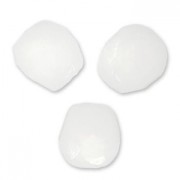 Facetadas 2.5 mm Opaque White x50|raw }}