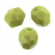 Olivino - Facettes 4 mm Opaque Olivine x50 Facettes 4 mm Opaque Olivine x50