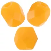 Facetadas 4 mm Mandarina x50