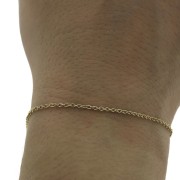 Cadena malla ovalada 1.5 Acero inox Dorado 316L x 50cm