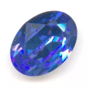 Sapphire - Cabuchón PureCrystal 4120 ovalado 18x13 mm Sapphire Cabuchón PureCrystal 4120 ovalado 18x13 mm Sapphire