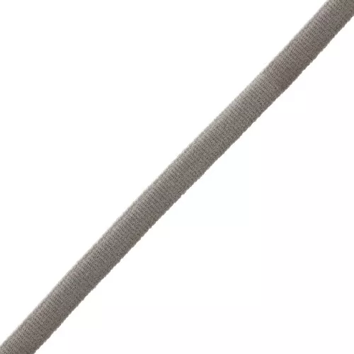 Cordón elástico liso 5 mm - Gris x 1 m