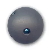 Redonda strass Polaris 12 mm Jet Hematite x1