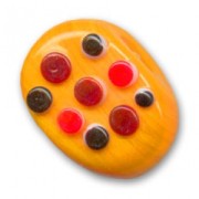 Tejo ovalado 18x27 mm Naranja x1|raw }}