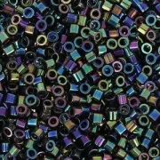 Miyuki Delica 15/0 DBS0005 - Azul iris metalizado jaspeado x5 g