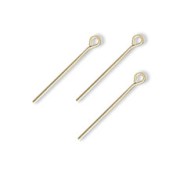 Bastones cabeza de anilla redonda para bisutería 25.4x0.5 mm Gold filled|raw }}