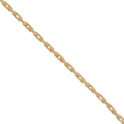 Cadena fina  Paloma 0.6 mm Gold filled x50cm