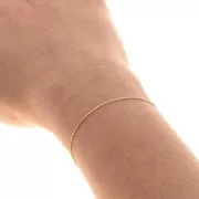 Cadena fina Paloma 0.6 mm Gold filled x50cm