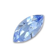 Navette PureCrystal 15x7 mm Light Sapphire