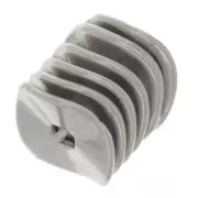 Arandelas entrepiezas irregulares 9.5 mm - Plateado x10