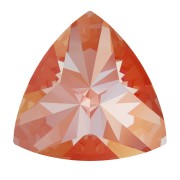 Cabuchón triángulo PureCrystal 4799 9 mm Crystal Orange Glow Delite x 1