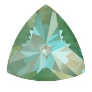 Cabuchón triángulo PureCrystal 4799 9 mm Crystal Silky Sage Delite x 1