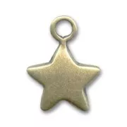 Dije estrella 16 mm bronce x1