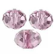 Redonda aplanada PureCrystal 5040 6 mm Light Amethyst x1