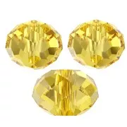 Ronde aplatie PureCrystal 5040 6 mm Light Topaz x1