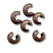 Tapachafas 3 mm cobre antiguo x50