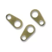 Enganches ovalados 6x3 mm bronce x144