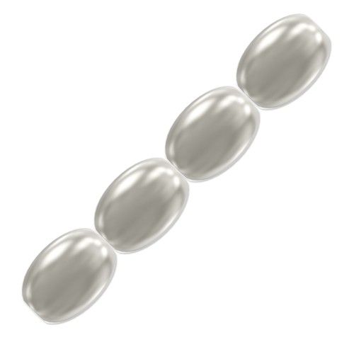 Cuentas nacaradas PureCrystal  Perles Grain de riz - 5824 4 mm White  Pearl x20