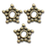 Entrepiezas metal 10 mm bronce x10
