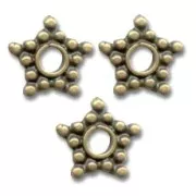 Entrepiezas metal 10 mm bronce x10