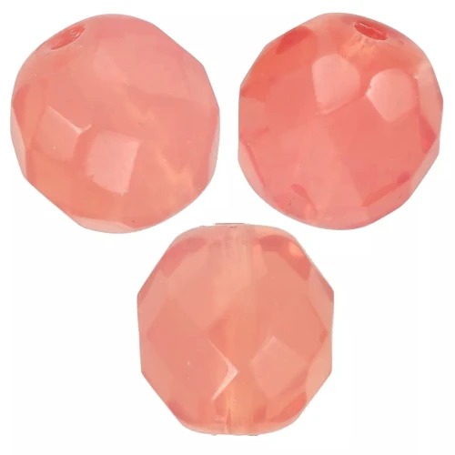 Facetadas 10 mm Rosa Opal x10