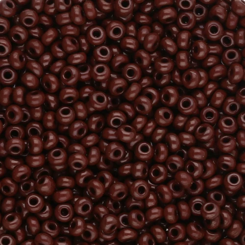 Preciosa Abalorios 9/0 2,5 mm - Chocolate opaco x20g