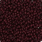 Cuentas de Rocalla Preciosa 11/0 2 mm - Chocolate opaco x20 g