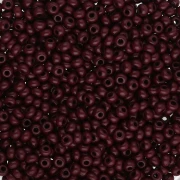 Cuentas de Rocalla Preciosa 11/0 2 mm - Chocolate opaco x20 g