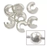 Tapachafas 4 mm Plata 925 x20