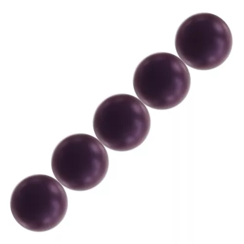 Cuentas nacaradas PureCrystal 5810 8mm Elderberry Pearl x 5