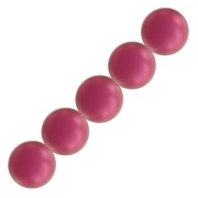 Cuentas redondas nacaradas PureCrystal 5810 10mm Mulberry Pink Pearl x5|raw }}