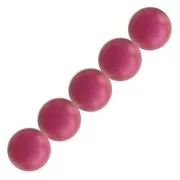 Cuentas redondas nacaradas PureCrystal 5810 10mm Mulberry Pink Pearl x5