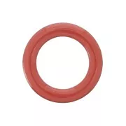 Entrepieza anilla estilo donuts de resina epoxi 23mm Coral x1