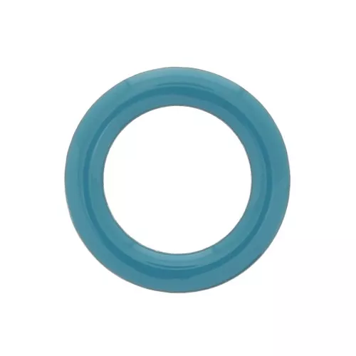 Entrepieza anilla estilo donuts de resina epoxi 23mm Turquesa x1