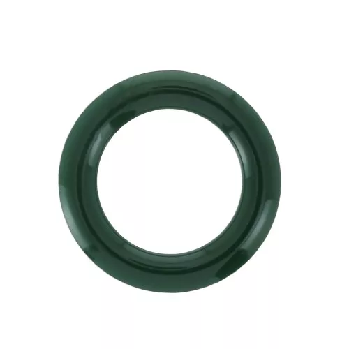Entrepieza anilla estilo donuts de resina epoxi 23mm Verde Abeto x1