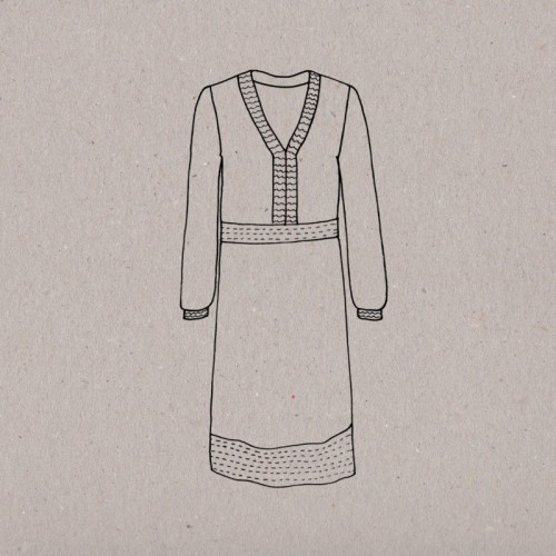 Patron de costura Mujer -  Aime comme marie - Aime comme Mosaïque - Vestido