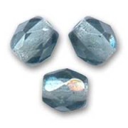 Facetadas 3 mm Montana Blue  x50