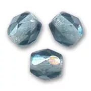 Facetadas 3 mm Montana Blue  x50
