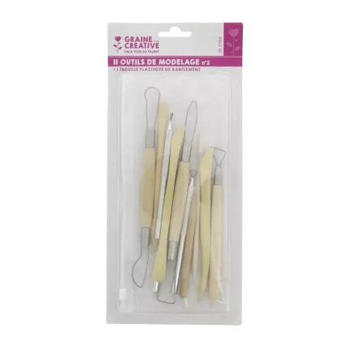 Set de 11 herramientas molde n°2 + Graine créative x1