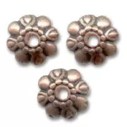 Casquillas 9 mm color cobre antiguo x8