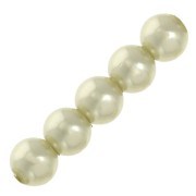 Cuentas redondas nacaradas para hacer joyas de resina 2.5 mm Cream Pearl x25|raw }}
