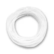 Cordón tubo de caucho sintético (Neopreno) 1,7 mm transparente satinado x 5 m
