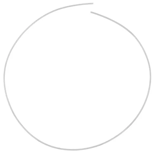 half hard Hilo de Plata 925 2 mm x 50 cm