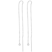 Pendientes de cadena Plata 925 140 mm x2|raw }}
