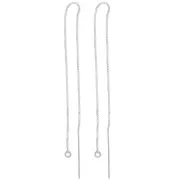 Pendientes de cadena Plata 925 140 mm x2