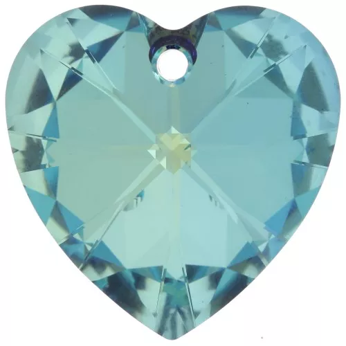 Corazón PureCrystal 6228 28 mm - Cristal Azul Bermuda x1
