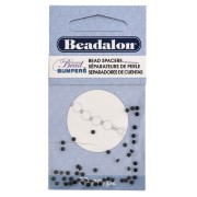 Separadores redondos Bumper 2 mm negro x50