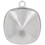 Engaste para pegar PureCrystal 4470 12 mm rodiado 1 anilla