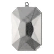 Engaste para pegar PureCrystal 4627 27x18,5 mm rodiado 1 anilla