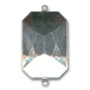 Engaste para pegar 4627 27x18,5 mm rodiado 2 anillas